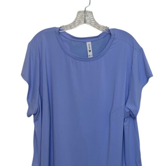 All In Motion Short Sleeve Activewear Top Womens Plus 3X Purple - Picture 3 of 6